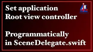 iOS 13 Xcode: Set application root view controller programmatically in SceneDelegate.swift