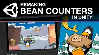 Remaking BEAN COUNTERS from Club Penguin in Unity!