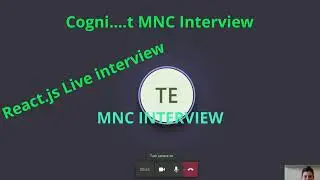 ReactJs Live Interview  3+ year of experienced| 🎉MNC  Second Round| ReactJs & JavaScript