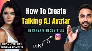 How to create talking A.I video in Canva with Subtitles for Free