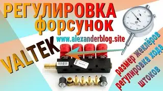 Правильная калибровка форсунок ГБО Валтек tape 30 для двигателя 2.3л на ЗМЗ-406 | Волга 31105🚗🔧