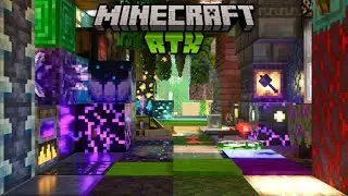 Minecraft vanilla RTX clip