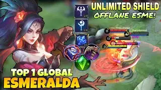 Unlimited Shield! Offlane Esmeralda INSANE BUILD DAMAGE 2021 | Top 1 Global Esmeralda ꜰᴜʀɪᴇᴢ࿐ | MLBB