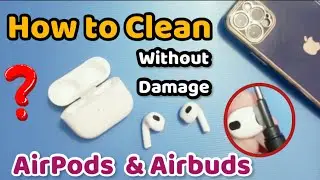 How to clean AirPods without damaging | Clean AirPods with Bluetooth earbuds cleaning pen