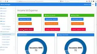 Expenses and Income Management System PHP MySql