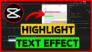 How To Make Text Highlight Effect In CapCut PC (Quick Tutorial)