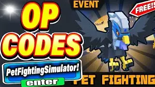 ALL NEW SECRET *CODES* IN ROBLOX PET FIGHTING SIMULATOR 2024 pet fighting simulator codes