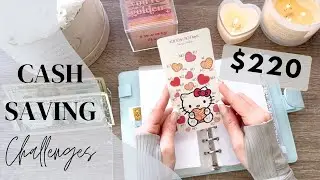 CASH SAVING CHALLENGES ♡ $220 ♡ Bartender Tips!