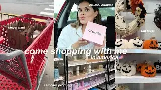 come shopping with me🛍️🛁: usa shopping day, target haul, crumbl cookies & more!
