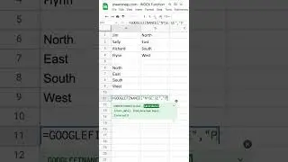 Learn How to Use the INDEX Function in Google Sheets