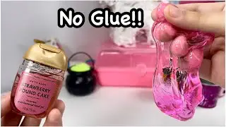 Hand Sanitizer Slime!? 🫧💗 How To Make NO GLUE Hand Sanitizer Slime!?