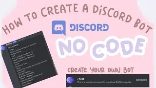 ✨ how to create a discord bot no code | LexiTutorials