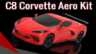 3D Scanning the 2020 C8 Corvette for an Aero Kit Design Project