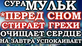 СУРА МУЛЬК ПЕРЕД СНОМ СТИРАЕТ ГРЕХИ, ОЧИЩАЕТ ДУШУ НА ЗАВТРА, УСПОКАИВАЕТ - СПОКОЙНЫЙ СОН