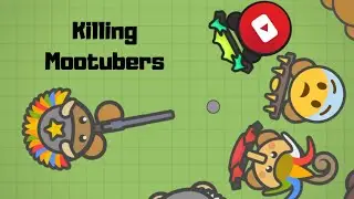 Moomoo.io - Killing Moomoo.io Youtubers part 1 | ExistenZ, BBG, Arenaslayer...