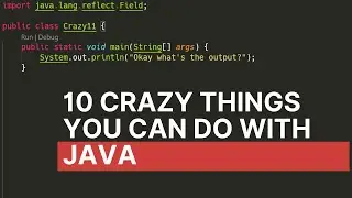 10 CRAZY Things You Can Do With the Java Programming Language (2021 edition)