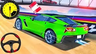 Mega Ramp GT Car Racing Simulator - Impossible Sports Car Stunts 3D - Android GamePlay 2024