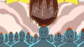 Rick and Morty in Attack On Titan (Animation)