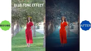 Mavi Tonda Renk Düzenlenmesi Nasıl Yapılır?|How To Edit The Color in Blue Tone? | Photoshop Tutorial
