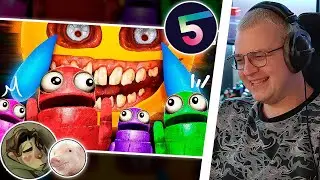 Пятёрка, Како, Ханов И СОНЯ играют В R.E.P.O | F ruslya((