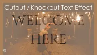 Create A  Responsive Cutout | Knockout Text Effect With HTML & CSS