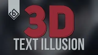 How To Create A 3D Text Illusion - Sony Vegas Tutorial
