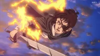 Hange vs Titanes colosales 「Shingeki No Kyojin: The Final Season -Kanketsu-hen Part 1」2K 