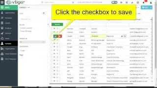 Vtiger 7 Report - Great new feature - Make edits directly in list views