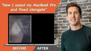 MacBook Pro Screen | How I REMOVED Anti Glare Coating STAIN | You wont believe what FIXED My Issue