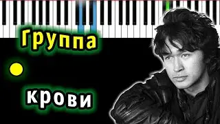 Кино - Группа крови (Виктор Цой) | Piano_Tutorial | Разбор | КАРАОКЕ | НОТЫ + MIDI