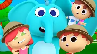 🐵🐊 Животные зоопарка 🐘🦁 | Песенки про зоопарк