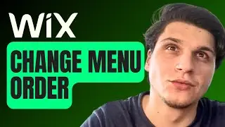 How Can I Change Menu Order On Wix Website