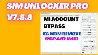 SIM Unlocker Pro V7.5.8 Crack 2022 🔥🔥 KG Locked/MDM Remove | FRP | VIVO Demo | Mi Account Bypass
