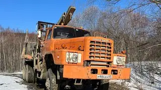 Лесовоз Nissan Diesel