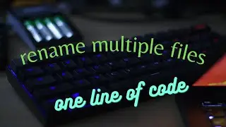 rename multiple files with commandline | How linux made life easy | Bash one linear | bulk rename