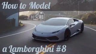 3D Car Modeling Tutorial pt.8 | Autodesk Maya | Modeling a Lamborghini Huracan