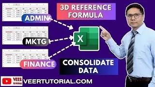 How to Efficiently Consolidate Data from Multiple Sheets in Excel with 3D Reference Formulas & SUM!