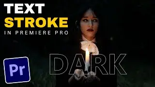 How to Add STROKE Text Effect In Premiere Pro