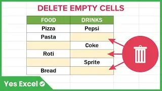 Remove All Blank or Empty Cells in Excel