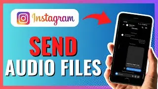 How to Send Audio Files on Instagram 2024!