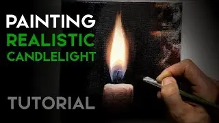 Painting Realistic Fire | Acrylics on Canvas