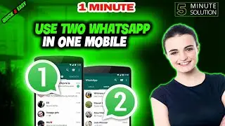 How to use two whatsapp in one mobile 2024 (Quick & Easy)