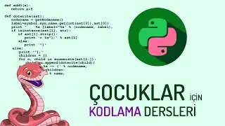 Çocuklar İçin Python Kodlama Dersleri 06 - Koşullu İfadeler - İf else else if el if