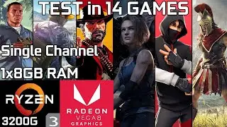 Test 14 Games with Ryzen 3 3200G Vega 8 & 8GB RAM (Single Channel)