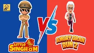 Little Singham Vs. Angry Gran Run 2 Gameplay