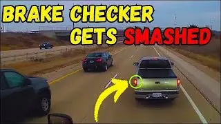 BEST OF SEMI-TRUCKS ROAD RAGE, BRAKE CHECK, INSTANT KARMA #2024