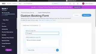 Steps to create a custom booking forms