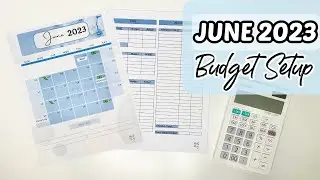 JUNE MONTHLY BUDGET SETUP | CASH ENVELOPE SYSTEM | BUDGET WITH ME | MONETS MONEY