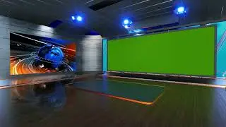 Virtual news studio 