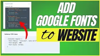 How to Add Google Fonts to Your Website Including Multiple Fonts
